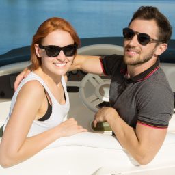 Man and Woman on Boat